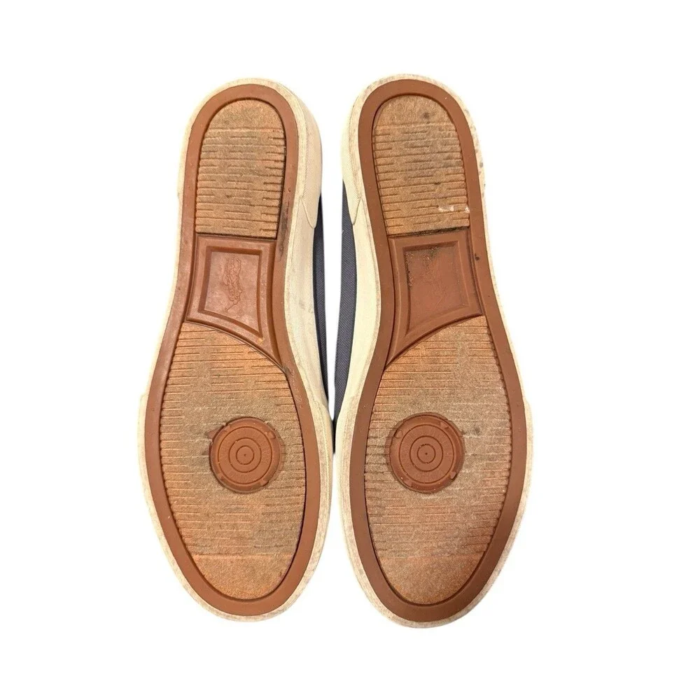 Ralph Lauren‎ Polo Boat Shoes Mens Size 12 D Sanders Blue Canvas Comfort Beachy